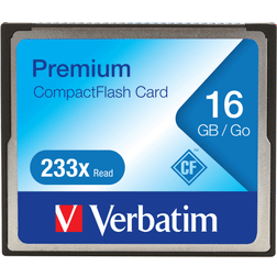 Verbatim Premium CompactFlash Memory Card 16GB (97982)