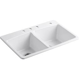 Kohler Brookfield Collection K-5846-4-0 33" Top Mounted Double