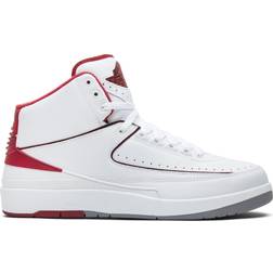 Nike Air Jordan 2 Retro M - White/Black/Varsity Red/Cement Grey