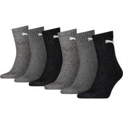 Puma Short Crew Socks 6-pack - Grey (10217307)