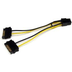 StarTech 6in SATA Power to 6 Pin PCI Express Video Card Power Cable Adapter