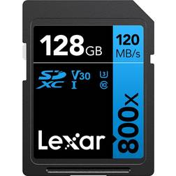 LEXAR BLUE Series High-Performance SDXC Class 10 UHS-I U3 V30 120/45MB/s 128GB (300x)