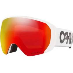 Oakley Flight Path Xl Prizm Snow Ski Goggles Prizm Iridium Snow Torch/CAT3 Factory Pilot White