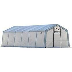 ShelterLogic GrowIt Walk-Thru Greenhouse 24x12ft Stainless Steel