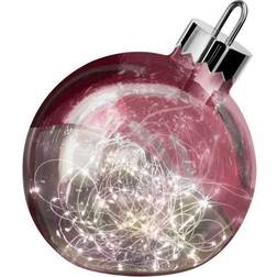 Sompex Led Ball Globe D:20 Red Weihnachtsbaumschmuck