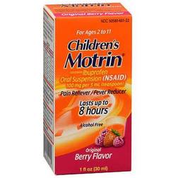 Motrin Children's Original Berry Flavor Pain Reliver/Fever Suspension 2-11
