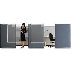Workstation Privacy Screen, 36w X 48d, Translucent