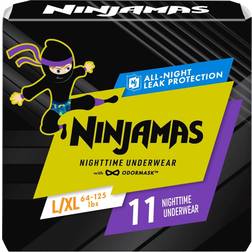 Pampers Boys Ninjamas Nighttime Underwear Size L 29-43kg 11pcs