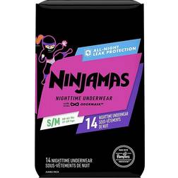 Pampers Ninjamas Small/medium 14-Count Girls' Nighttime Underwear