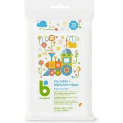 BabyGanics Toy Table and High Chair Wipes 25 ct
