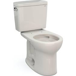 Toto Drake 1.6 GPF Round Bowl Toilet, 17-3/16"W x 26-3/8"D x 30-1/8"H, Sedona Beige