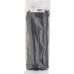 Monoprice Nylon Ties, 11"L, 100/Pack, Black (5767) Black
