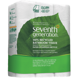 Seventh Generation 100% Recycled Bathroom Tissue, Septic