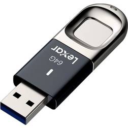 LEXAR 64GB JumpDrive Fingerprint F35 USB 3.0 Flash Drive