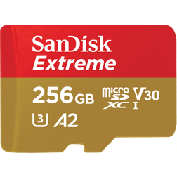 SanDisk Extreme MicroSD UHS-I Card 256GB SDSQXAV-256G-AN6MA