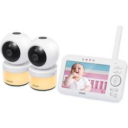 Vtech VM5463-2 5-Inch Color LCD Video Baby Monitor with 2 Cameras
