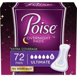 Poise Incontinence Pads 72-pack