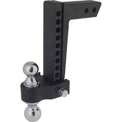 Trailer Valet Blackout Series Adjustable Drop Hitch, 2 in. and 2-5/16 in. Ball, 0-10 in. Drop, BSDH0033
