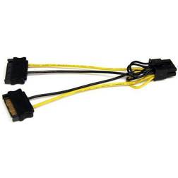 StarTech 6in SATA Power to 8 Pin PCI Express Video Card Power Cable Adapter