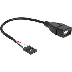 DeLock USB cable 2.0 0.2m