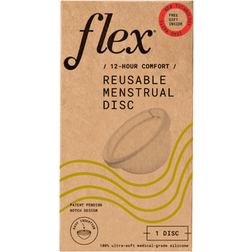Flex Reusable Disc Reusable Menstrual Disc Tampon, Pad, Cup Alternative 4-pack
