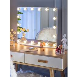 Luxfurni Vanity Mirror with Makeup Lights