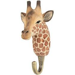 Wildlife Garden Hand Carved Hook Giraffe