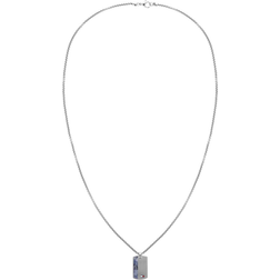 Tommy Hilfiger Beaded Necklace - Silver