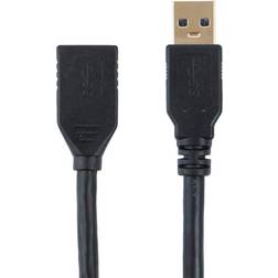 Monoprice Select Series USB 3.0 A to A Female Extension Cable, 1.5ft