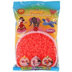 Hama Beads Midi - Neon red 3000pcs