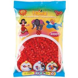 Hama Beads Midi - Red 3000pcs