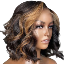 Luvme Undetectable Lace Closure Wig 12 inch Mix Blonde