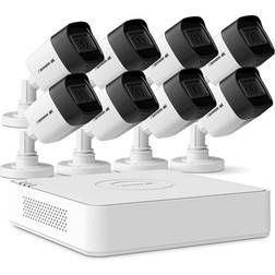 Defender Ultra HD 4K (8MP) 2TB Wired Indoor/Outdoor Security Camera System with 8 Night Vision Cameras