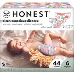 Honest The Company Size 6 44-Count Butterfly Disposable Diapers