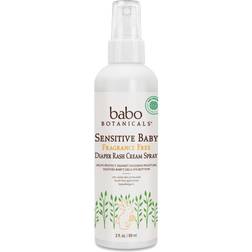 Babo Botanicals Sensitive Spray Diaper Cream Fragrance Free 3 fl oz