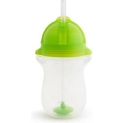 Munchkin 10oz Any Angle Click Lock Weighted Straw Cup Green