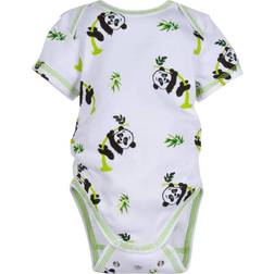 MiracleWear Panda Posheez Bodysuit - Green/White