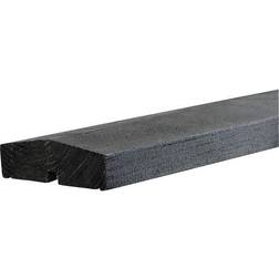 Plus Toppavslutning Klink/Plank 3,4x11,4x200cm svart