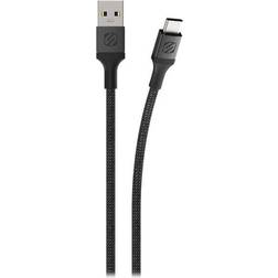 Scosche STRIKELINE Premium USB Type-A-to-Type-C 10'- Black