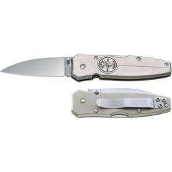 Klein Tools 2.5 Drop Point Straight Edge Lockback Folding Knife