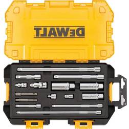 Dewalt 1/4 3/8 in. Drive Tool Accessory Set with Case 15-Piece