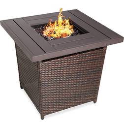 Best Choice Products Fire Pit Table with Tabletop
