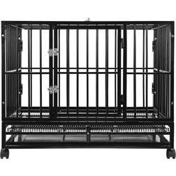 SmithBuilt 48' Extra Large Heavy-Duty Dog Crate Cage XL Animal Kennel