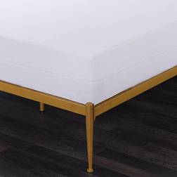 Everfresh Lux Waterproof California King Box Spring Protector White White Cal King