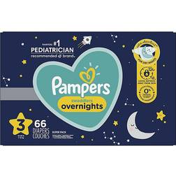 Pampers Swaddlers 66-Count Size 3 Overnights Disposable Diapers