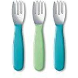 Nuk Kiddy Cutlery Flatware Forks 3 Pack 18 Months