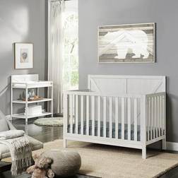 Suite Bebe Barnside 4-In-1 Convertible Crib In Washed Washed