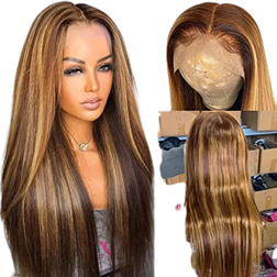 Flady HD Lace Frontal Wig 22 Inch Honey Blonde