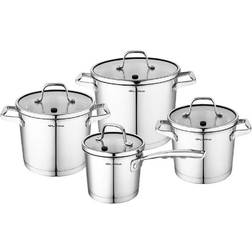 Amercook Stainless Steel Cookware Set with lid 8 Parts