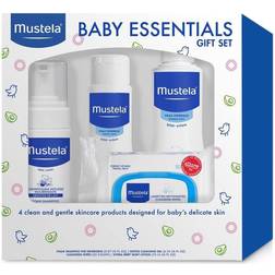 Mustela Baby Essentials Bath And Body Gift Set 4ct